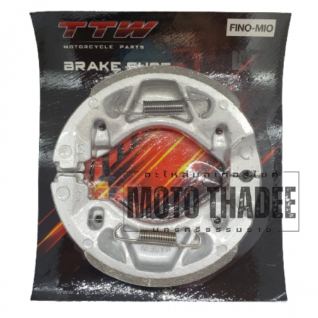 ผ้าเบรค + สปริง FINO-MIO TTW Fino / Mio / Spark / Nouvo / Fiore / Filano / Grand Filano / GT125 / QBix